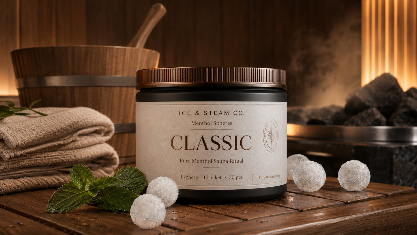 Classic Menthol Spheres — Pure Sauna Ritual