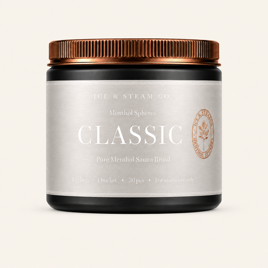 Classic Menthol Spheres — Pure Sauna Ritual